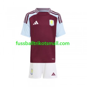 Fußballtrikots Aston Villa Kinder 2024-2025 Kurzarm Heimtrikotsatz kaufen